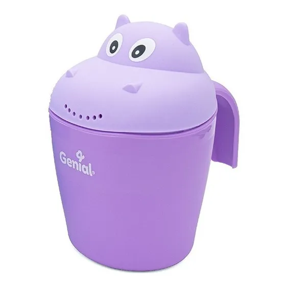 Vaso Con Asa Y Tapa Para Bebe Niños Portátil Marca Genial