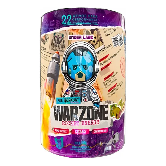 Warzone Rocket Energy 450g Pré Treino - Under Labz