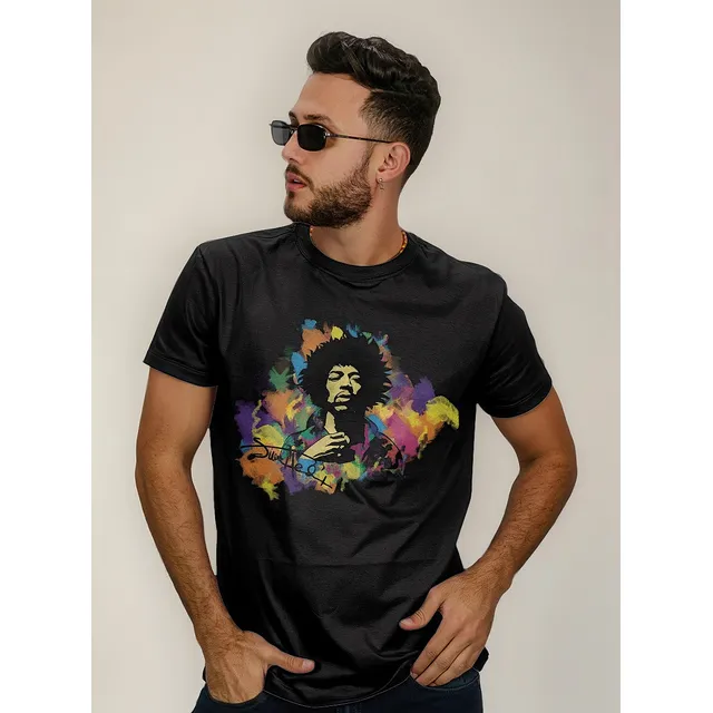 Remera Jimi Hendrix 2 Banda Rock Musica