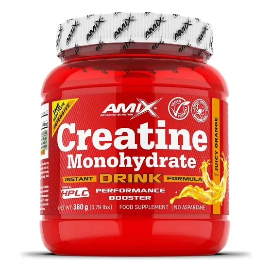Creatine Monohydrate Con Sabor Drink 360gr Amix Sabor Juicy Orange