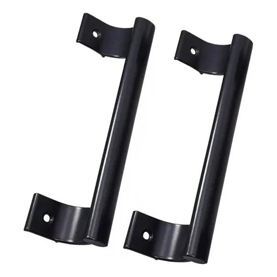 2kit Manillon Doble Acero Inoxidable 20cm Para Puerta Madera