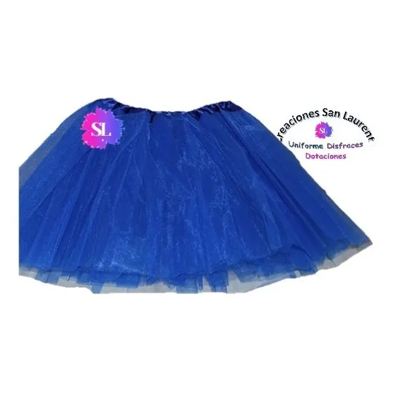 Tutus De Colores Mujer Adulto Con Una Capas De Tul Y Satin 