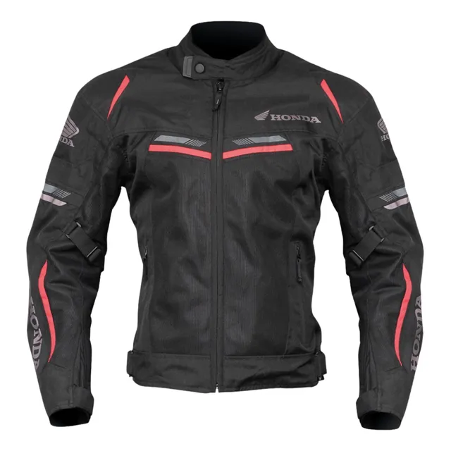 Campera Color Negro Cordura C/ Protección Honda Original