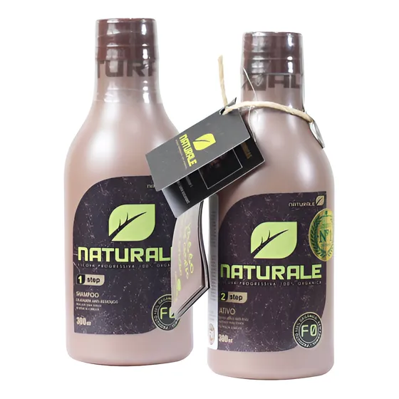 Progressiva Compatível Com Henê Naturale Brasil Kit 2x300ml