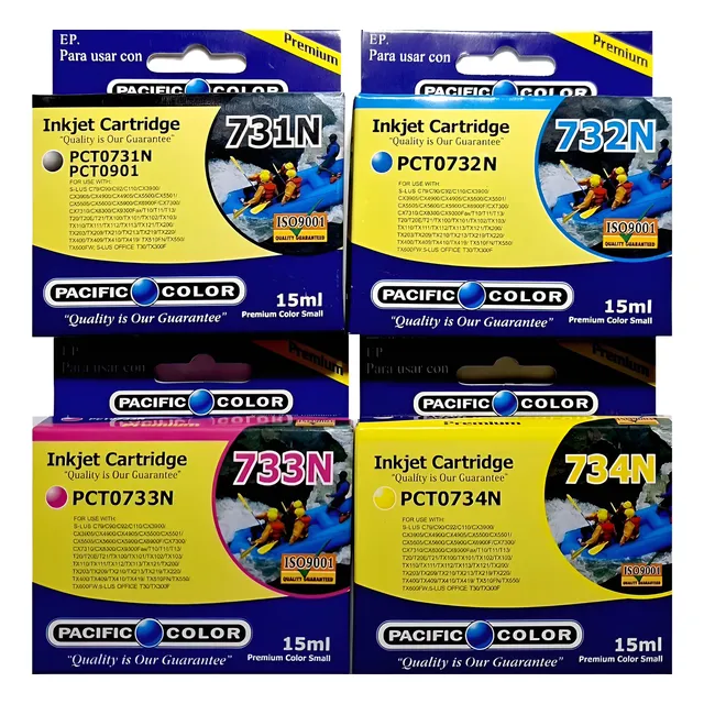 Pack 4 Cartridge 731/732/733/734 Para Epson Stylus Cx3900