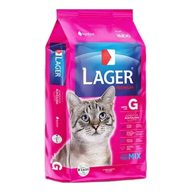 Alimento Lager Gatos Premium para gato adulto sabor mix de 22 kg