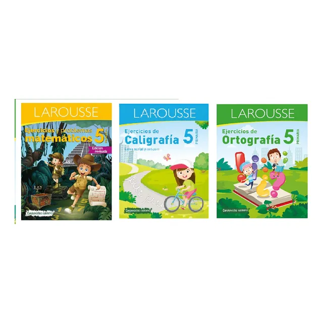 Complementos Escolares Quinto Grado Primaria 3 Pzas Larousse