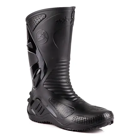 Bota Pvc Chuva Impermeável Motociclista Motoboy Motoqueiro Tubarão Equipamentos