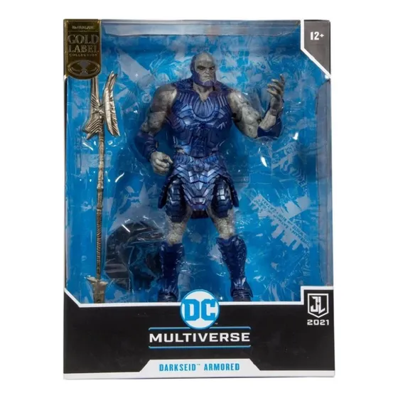 Mega figura divertida de Darkseid Armored de McFarlane DC Justice League