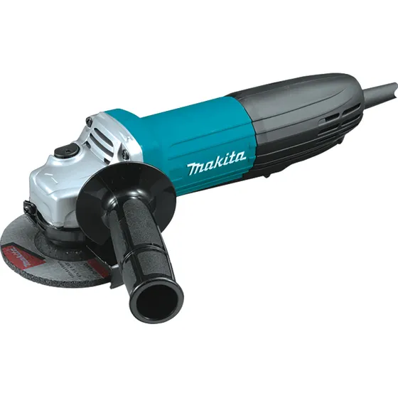 Miniesmeril angular Makita GA4534 turquesa 720 W 220 V + accesorio