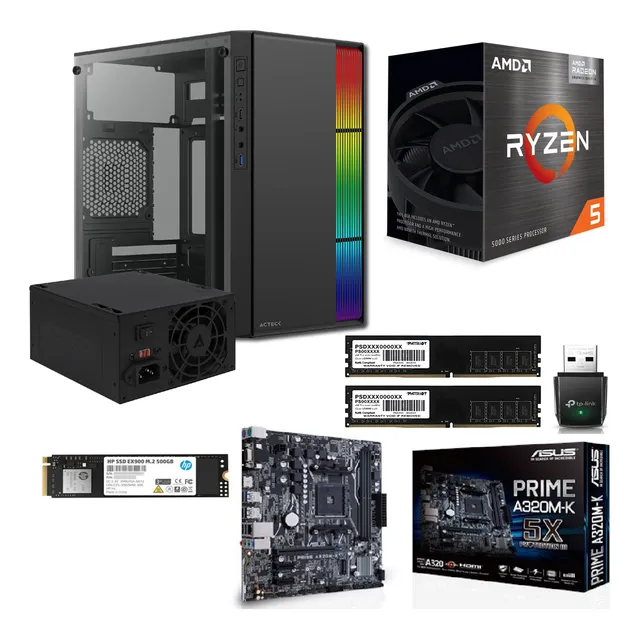 Pc Gamer Ryzen 5 16gb Ram 500 Ssd Graficos Integrados