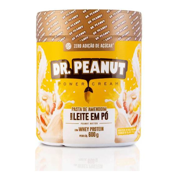 Suplemento En Pasta Dr. Peanut Sódio Sabor Leite Em Pó X 600g Suplemento En Pasta Dr. Peanut Sódio Sabor Leite Em Pó X 600g