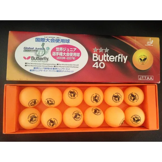 Pelotas Tenis De Mesa Butterfly