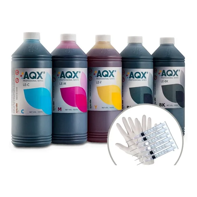 5x3 Litros Tinta Premium Aqx Photo Para Impresoras A3 Epson L1300 Y T1110