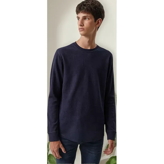 Buzo Fino Wafle Equus Camber Vestir Hombre