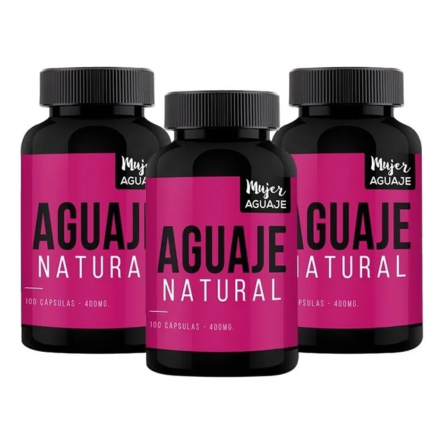 Pack 03 Frascos Aguaje Natural - Con Sabor Capsula
