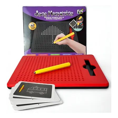 Jogo Magnético Infantil Desenhos Com Imã Divertido