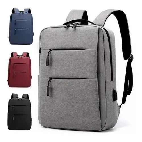 Bolso Para Laptop Organizador Con Puerto Usb Impermeable 