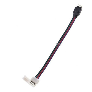 Emenda Conector Fita Led Rabicho Macho Rgb 5050 3528 4 Vias Emenda Conector Fita Led Rabicho Macho Rgb 5050 3528 4 Vias