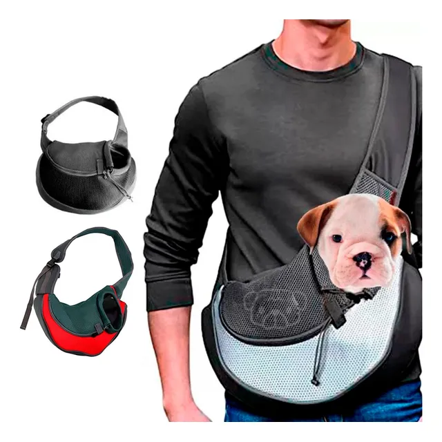 Bolso Cargador Maleta Canguro Mascotas Perros Cachorros L