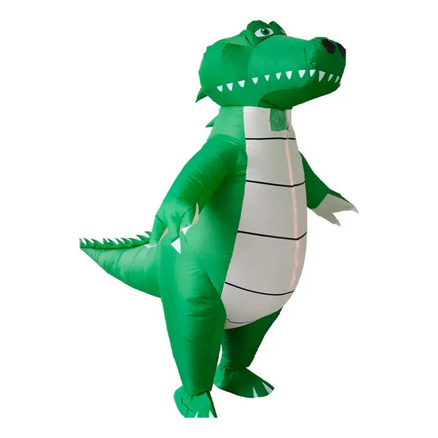 Disfraz Inflable De Cocodrilo Para Halloween Y Cosplay