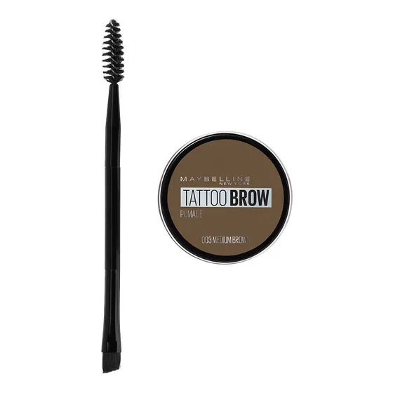 Pomada Para Cejas Maybelline Brow Tattoo Color 003 Medium Brown 3.7g