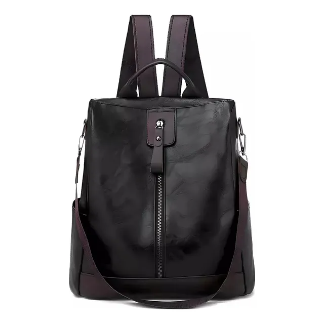 Mochila Eco Cuero 30 Cm X 29 Cm + Orificio Para Auriculares