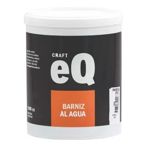 Barniz Al Agua Eq 1 Litro Transparente