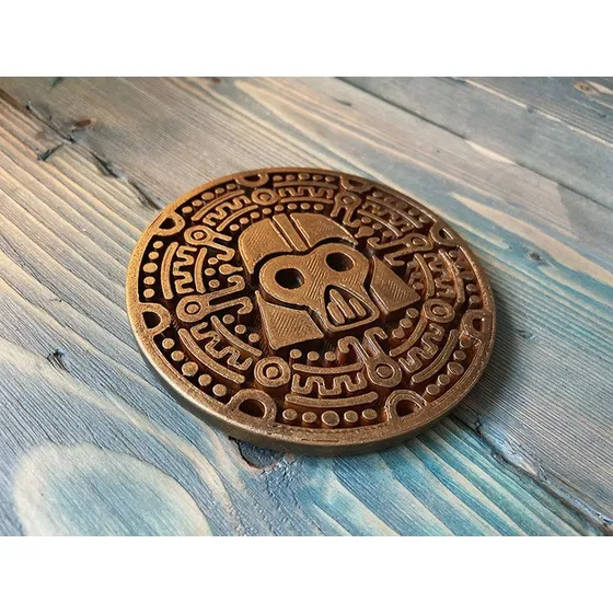 Posavasos Star Wars Estilo Azteca Mexico Impreso En 3d