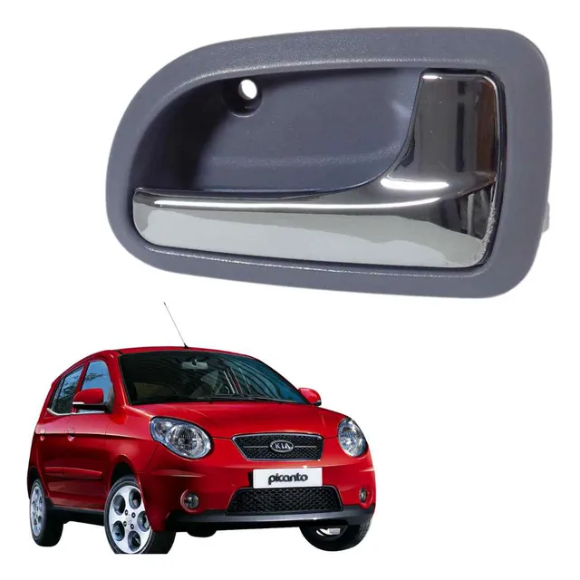 Maçaneta Interna Lado Direito Cromada Kia Picanto 2006-2011