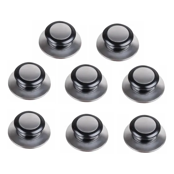 8× Olla Resistente Al Calor Tapa Perilla Cocina Utensilios