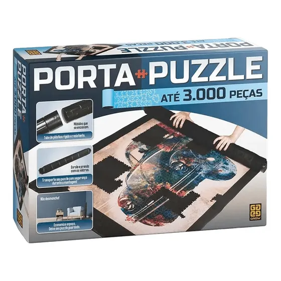 Porta-puzzle Até 3000 Peças