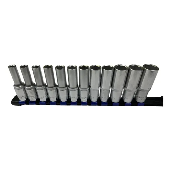 Juego De Dados Largos De 8mm A 20mm X 1/2hex Marca Jonnesway