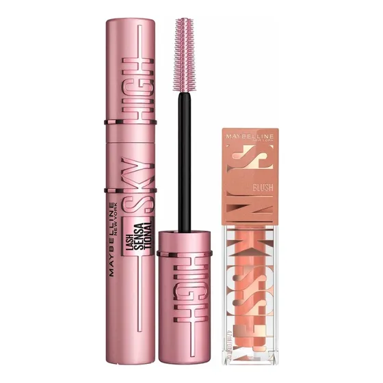 Pack Maybelline Máscara Skyhigh Vb Washable +rubor Sunkisser