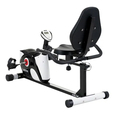 Bicicleta Ergométrica Kikos Kr3.8 Cor Preto/branco Branco/preto