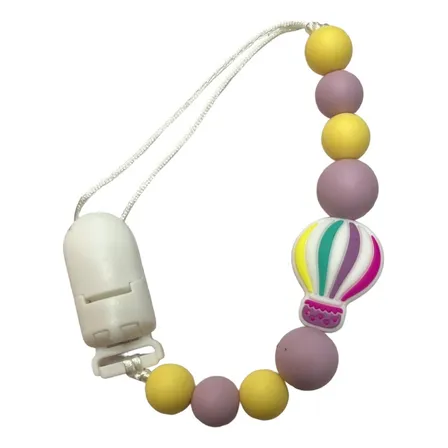 Porta Chupete De Silicona Para  Bebé Flex