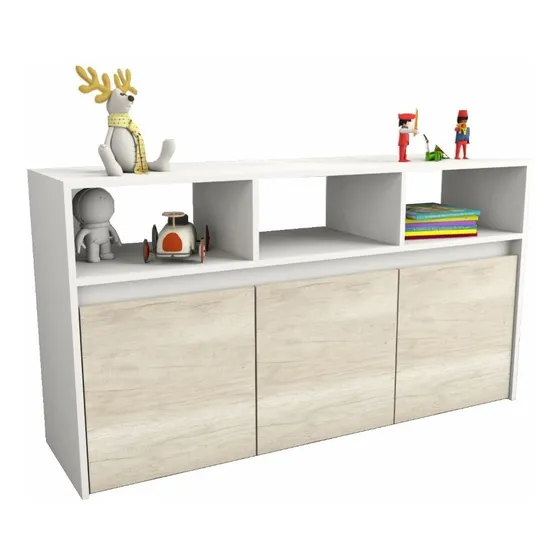 Mueble Juguetero Guardado Organizador Juguetes Baul C Ruedas