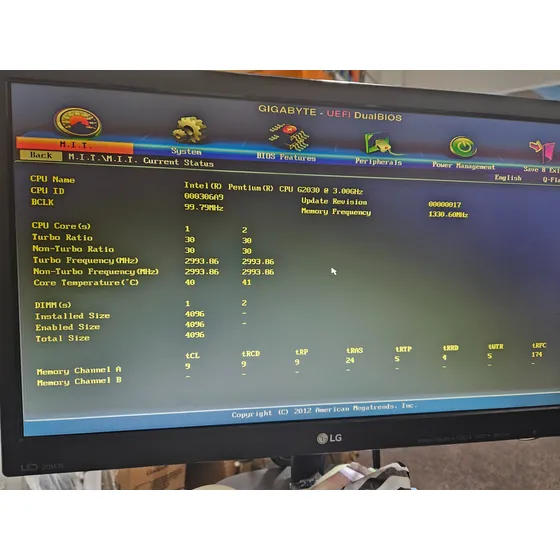 Combo Gigabyte Ga B75m-hd3 + Pentium G2030 + Ram 4gb