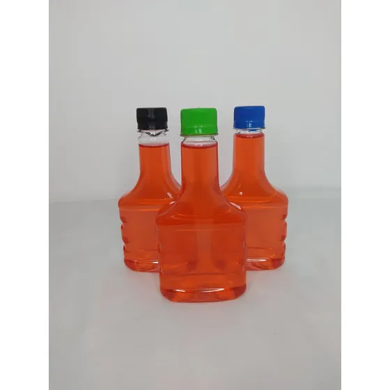 Envase Plástico Pet 250ml/cc  Cuadrado Con Tapa Rosca 28mm 