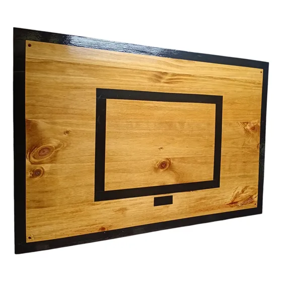Tablero De Básquet Artesanal Mt 60x90 Cm Sin Aro