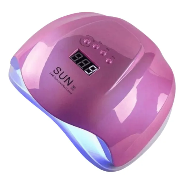 Lampara De Uñas Lampara Uv Led 54w Tornasol Temporizador 