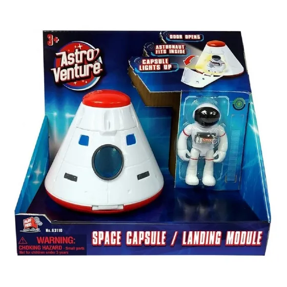 Capsula Espacial Con Luz Astronauta Astro Venture
