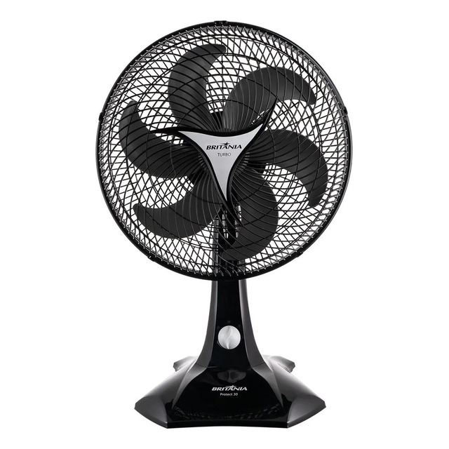 Ventilador Protect 30 Six Preto 60w Britânia Ventilador Protect 30 Six Preto 60w Britânia
