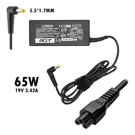 Cargador De Laptop Acer 19v 3.42a Punta 5.5x1.7mm