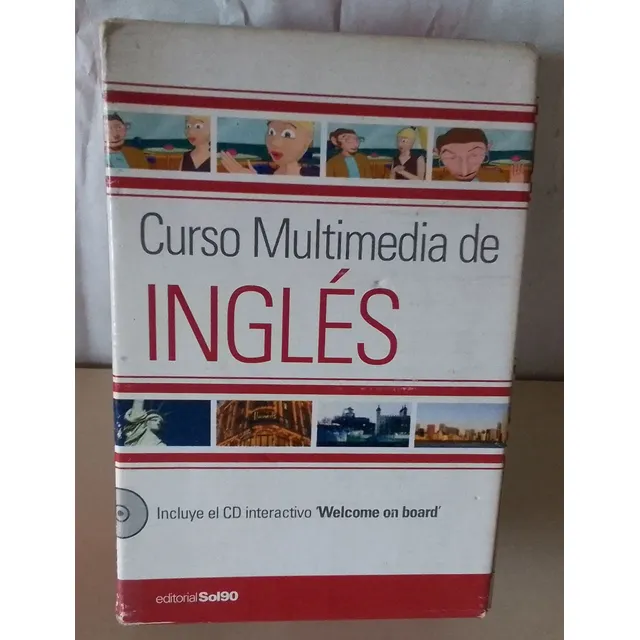Curso Multimedia De Ingles, 14 Tomos Con Sus Respectivos Cd.