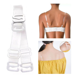 4 Pares De Tirantes Transparentes Ajustables Para Brasier 4 Pares De Tirantes Transparentes Ajustables Para Brasier