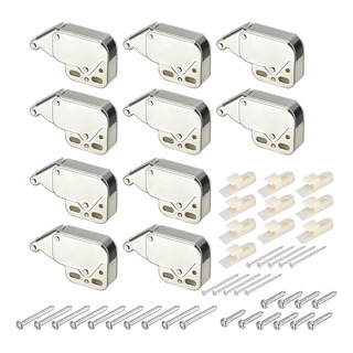 10 Pzs Resbalón Push Mini Latch Para Gabinetes, Puertas 10 Pzs Resbalón Push Mini Latch Para Gabinetes, Puertas