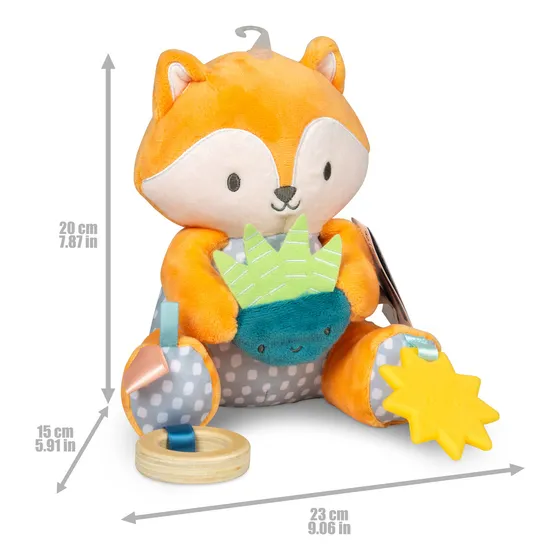 Muñeco De Peluche Kitt 13163 Color Naranja Ingenuity