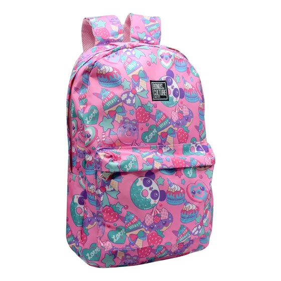 Mochila Bonus Culture Love Party Con Bolsillo Al Frente Ub