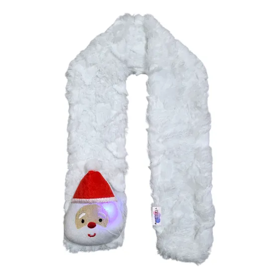 Bufanda Navidad Térmica Con Luz Diseños Navideños Para Niños